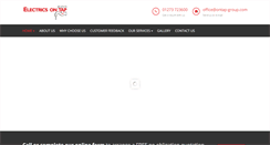 Desktop Screenshot of electricsontap.com